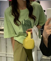 MANGROVE（マングローブ）の「BLOOMINGアートプリントtee（Tシャツ/カットソー）」