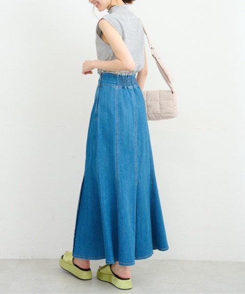 FREE'S MART(フリーズマート)の「【Sシリーズ対応】ハイウエストタックマーメイドデニムスカート(デニムスカート・レディース・ホワイト系その他/グリーン系その他/ブルー系その他・SMALL/MEDIUM/X-SMALL)」の10枚目の写真