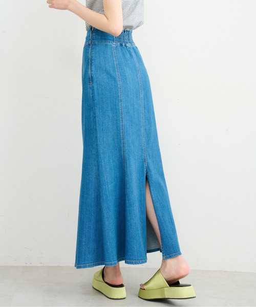 FREE'S MART(フリーズマート)の「【Sシリーズ対応】ハイウエストタックマーメイドデニムスカート(デニムスカート・レディース・ホワイト系その他/グリーン系その他/ブルー系その他・SMALL/MEDIUM/X-SMALL)」の19枚目の写真