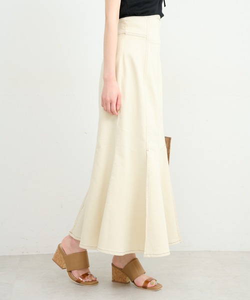 FREE'S MART(フリーズマート)の「【Sシリーズ対応】ハイウエストタックマーメイドデニムスカート(デニムスカート・レディース・ホワイト系その他/グリーン系その他/ブルー系その他・SMALL/MEDIUM/X-SMALL)」の16枚目の写真