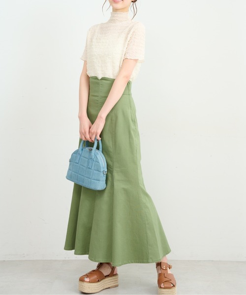 FREE'S MART(フリーズマート)の「【Sシリーズ対応】ハイウエストタックマーメイドデニムスカート(デニムスカート・レディース・ホワイト系その他/グリーン系その他/ブルー系その他・SMALL/MEDIUM/X-SMALL)」の12枚目の写真