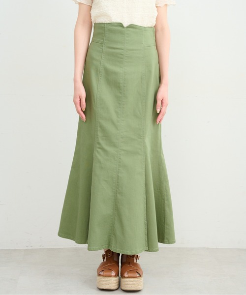 FREE'S MART(フリーズマート)の「【Sシリーズ対応】ハイウエストタックマーメイドデニムスカート(デニムスカート・レディース・ホワイト系その他/グリーン系その他/ブルー系その他・SMALL/MEDIUM/X-SMALL)」の7枚目の写真