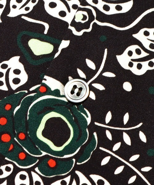 ANNA SUI（アナスイ）の「ANNA SUI Archive アーカイブ総柄 半袖シャツ【SP】（シャツ/ブラウス・レディース・ブルー/ブラック/グリーン・M/L/XL）」の12枚目の写真