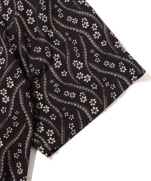 ANNA SUI（アナスイ）の「ANNA SUI Archive アーカイブ総柄 半袖シャツ【SP】（シャツ/ブラウス・レディース・ブルー/ブラック/グリーン・M/L/XL）」の8枚目の写真