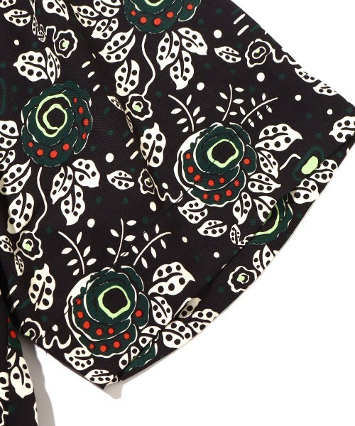 ANNA SUI（アナスイ）の「ANNA SUI Archive アーカイブ総柄 半袖シャツ【SP】（シャツ/ブラウス・レディース・ブルー/ブラック/グリーン・M/L/XL）」の14枚目の写真