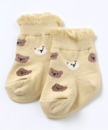 BREEZE | テキスタイルフリルベビーソックス(ベビーシューズ/ベビーソックス)