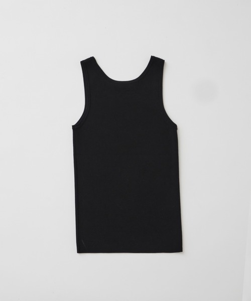 CEL ANSWER（シーイーエルアンサー）の「アメスリニットタンクトップ（タンクトップ・レディース・ブラック/ダークグリーン/マスタード・FREE）」の7枚目の写真