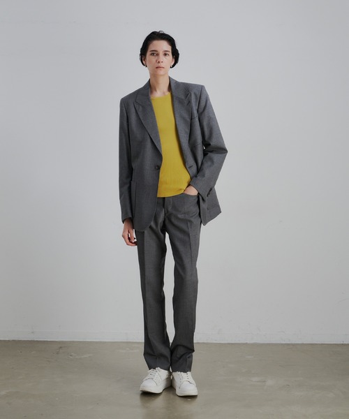 CEL ANSWER（シーイーエルアンサー）の「アメスリニットタンクトップ（タンクトップ・レディース・ブラック/ダークグリーン/マスタード・FREE）」の22枚目の写真