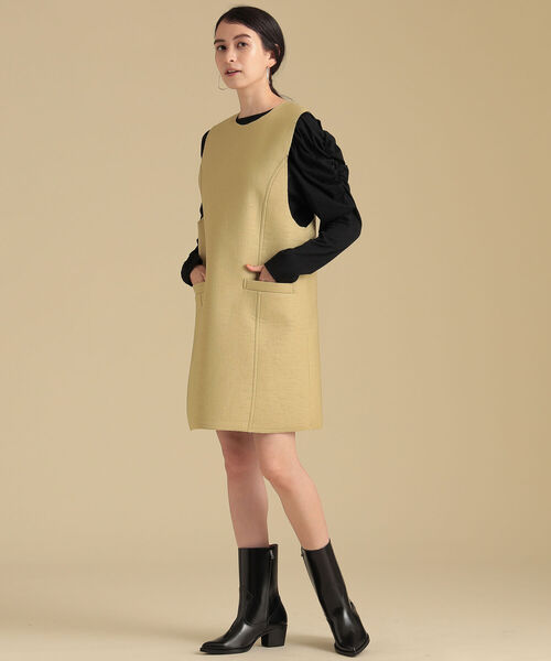 Ray BEAMS(レイビームス)の「Ray BEAMS / ボンディング ミニ ワンピース(ワンピース・レディース・イエロー/ブラック・1/0)」の17枚目の写真