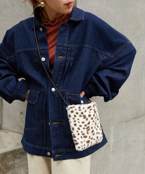 FREAK'S STORE（フリークスストア）の「【WEB限定】フェイクファーショルダーバッグ（ショルダーバッグ・レディース・レオパード/ナチュラル/ブラウン/ブラック・ONE SIZE）」の3枚目の写真