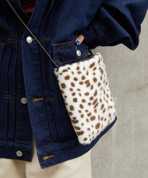 FREAK'S STORE（フリークスストア）の「【WEB限定】フェイクファーショルダーバッグ（ショルダーバッグ・レディース・レオパード/ナチュラル/ブラウン/ブラック・ONE SIZE）」の8枚目の写真