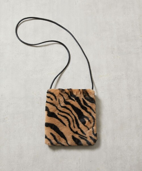 FREAK'S STORE（フリークスストア）の「【WEB限定】フェイクファーショルダーバッグ（ショルダーバッグ・レディース・レオパード/ナチュラル/ブラウン/ブラック・ONE SIZE）」の14枚目の写真