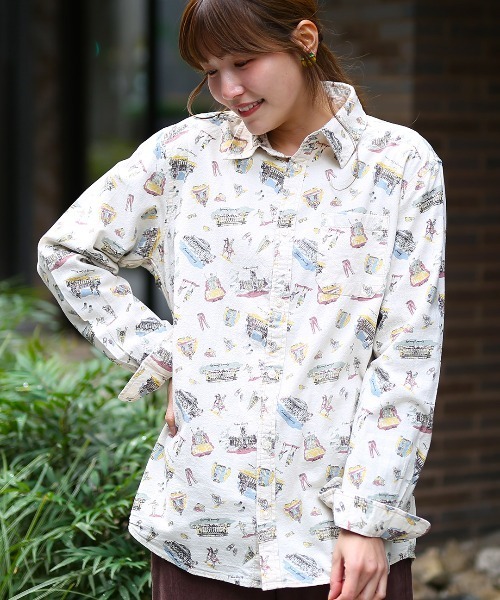 チチカカ(チチカカ)の「イラストソウガラシャツ【ユニセックス】(シャツ/ブラウス・メンズ・その他1/その他2・MEDIUM/LARGE)」の1枚目の写真