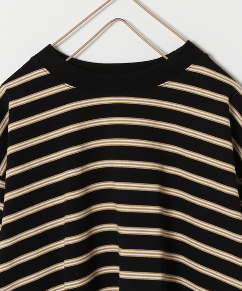 LOWRYS FARM(ローリーズファーム)の「マルチボーダーロンT 126288(Tシャツ/カットソー・キッズ・アイボリー/ブラック/ネイビー・110cm/120cm/130cm/140cm/150cm)」の8枚目の写真