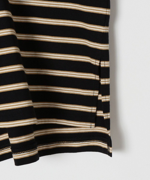 LOWRYS FARM(ローリーズファーム)の「マルチボーダーロンT 126288(Tシャツ/カットソー・キッズ・アイボリー/ブラック/ネイビー・110cm/120cm/130cm/140cm/150cm)」の10枚目の写真