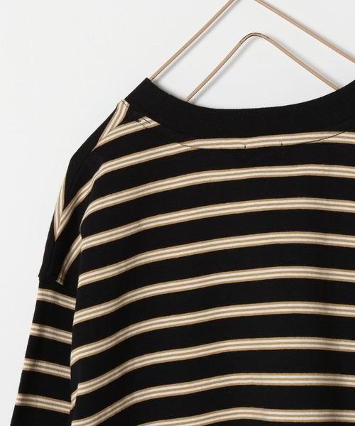 LOWRYS FARM(ローリーズファーム)の「マルチボーダーロンT 126288(Tシャツ/カットソー・キッズ・アイボリー/ブラック/ネイビー・110cm/120cm/130cm/140cm/150cm)」の12枚目の写真