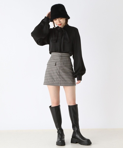 Heather(ヘザー)の「アソートボウタイブラウス 166447(シャツ/ブラウス・レディース・ブラック/レッド系その他/オフホワイト・FREE)」の20枚目の写真
