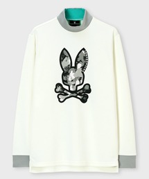 Psycho Bunny（サイコバニー）の「[GOLF] ART CAMOシルエットバニー モックネック ロンT（Tシャツ/カットソー）」
