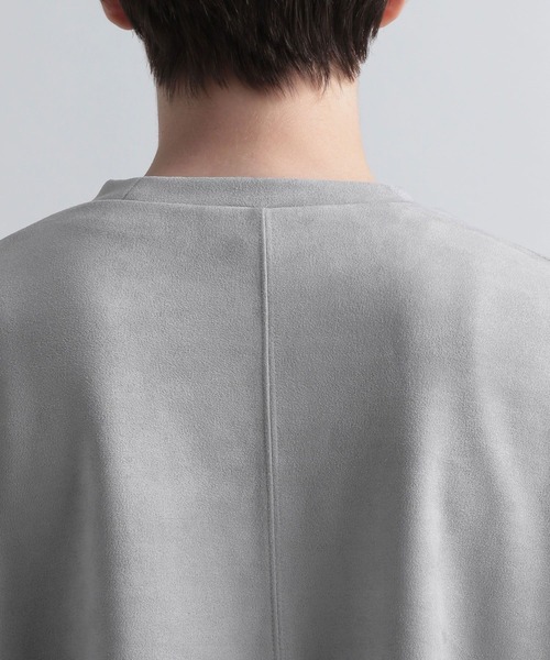 HARE（ハレ）の「スウェードライクプルオーバー(HARE)（スウェット・メンズ・ライトグレー/ブラック/チャコールグレー/グリーン/ライトインディゴブルー・SMALL/MEDIUM）」の16枚目の写真