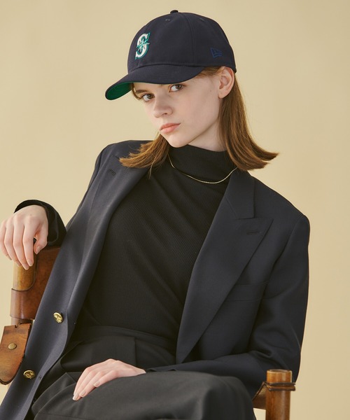 NEW ERA（ニューエラ）の「NEW ERA | 〈別注〉マリナーズ RETRO CROWN 59FIFTY（キャップ・レディース・ネイビー・1/5/4/2/3）」の3枚目の写真