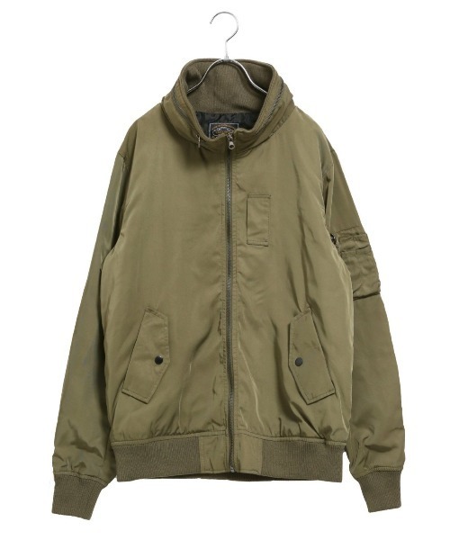 semantic design（セマンティックデザイン）の「セマンティックデザイン/semantic design  ヘビーツイル ボリュームネックMA-1（MA-1・メンズ・カーキ/ブラック・LARGE/MEDIUM/X-LARGE）」の2枚目の写真