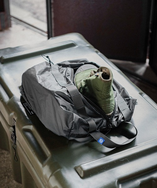 GORDON MILLER(ゴードンミラー)の「GORDON MILLER(ゴードンミラー)CORDURA(コーデュラ)リップストップシューズオーガナイザー 104(トラベルグッズ・メンズ・オリーブドラブ/タン/ダークグレー・FREE)」の2枚目の写真