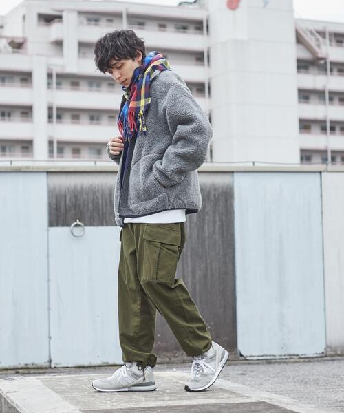 coen（コーエン）の「【ユニセックス】[洗える]ボアスタンドジップ