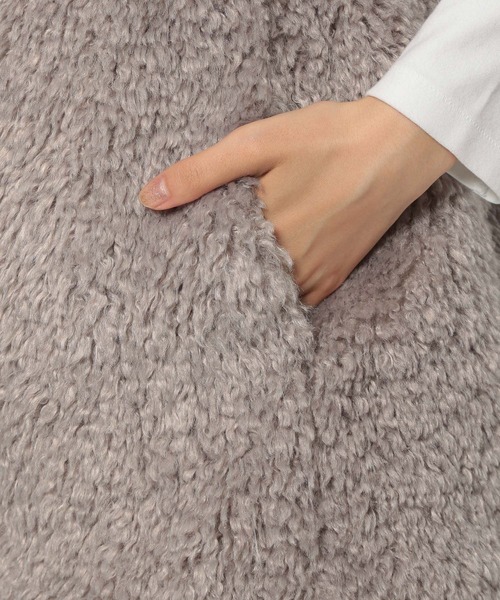 LEPSIM(レプシィム)の「ファーベスト 165188(その他アウター・レディース・ブラウン/グレイッシュベージュ・FREE)」の15枚目の写真