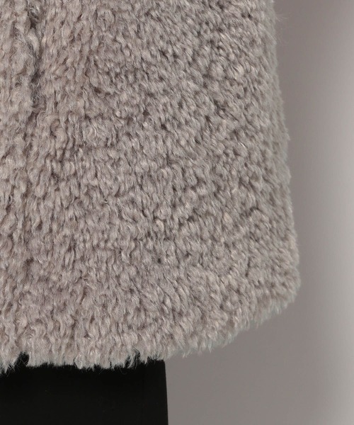 LEPSIM(レプシィム)の「ファーベスト 165188(その他アウター・レディース・ブラウン/グレイッシュベージュ・FREE)」の16枚目の写真