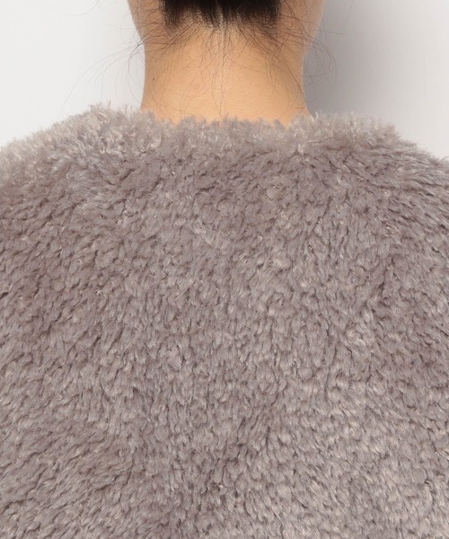 LEPSIM(レプシィム)の「ファーベスト 165188(その他アウター・レディース・ブラウン/グレイッシュベージュ・FREE)」の18枚目の写真