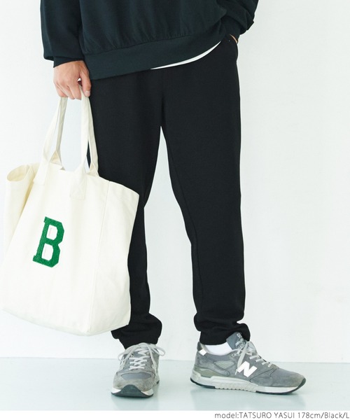 coca(coca)(コカ)の「\新色登場/メンズエンボステーパードパンツ(その他パンツ・メンズ・ブラック/ネイビー・M/L/XL)」の4枚目の写真