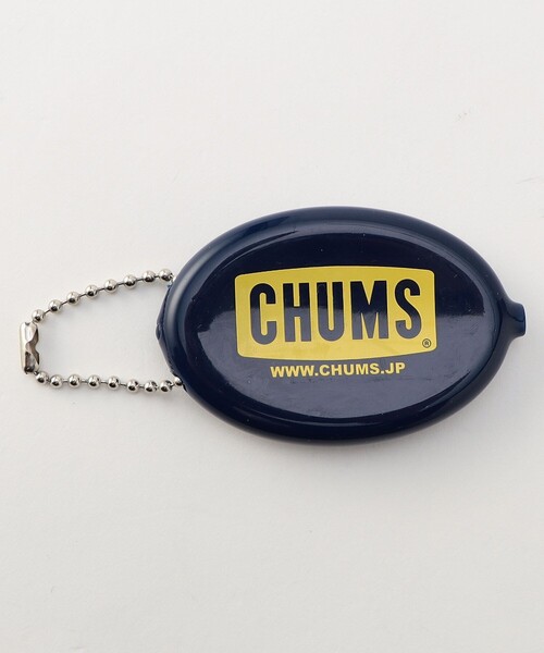 FREAK'S STORE(フリークスストア)の「【限定展開】 CHUMS/チャムス CHUMSLogo Quikoin with BallChain/チャムスロゴ クイコイン ウィズ ボールチェーン/コインケース/CH61-1005(コインケース・メンズ・サックスブルー/レッド/イエロー/パープル/ネイビー・ONE SIZE)」の2枚目の写真