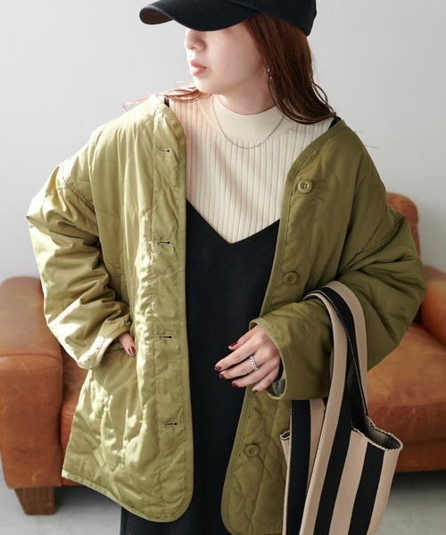 DISCOAT（ディスコート）の「テックウールストレッチVキャミワンピース（ワンピース・レディース・ブラック/ブラウン/イエロー・FREE）」の16枚目の写真