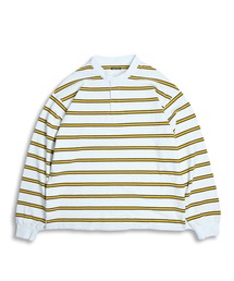 SUNNY  SPORTS | SUNNY SPORTS/サニースポーツ BORDER STAND LAGER SHIRTS ボーダースタンドラガーシャツ(ポロシャツ)