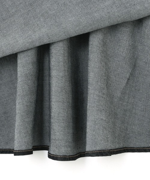 PROPORTION BODY DRESSING（プロポーションボディドレッシング）の「【美人百花11月号タイアップ 休井美郷さん着用商品】アシメデニムマーメイド / 1212220005（スカート・レディース・ダークネイビー/ブラック・MEDIUM/SMALL）」の18枚目の写真