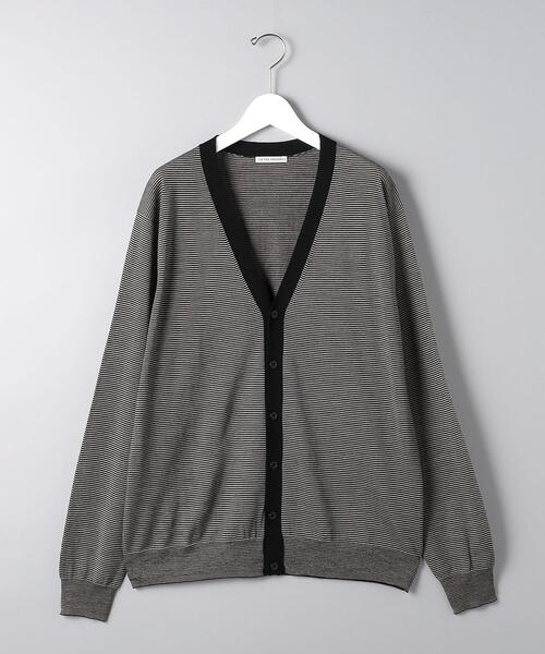UNITED ARROWS(ユナイテッドアローズ)の「ニット カーディガン(カーディガン/ボレロ・メンズ・その他1/ネイビー/グレー/ライラック・L/XL/M/S)」の1枚目の写真
