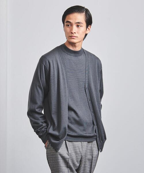UNITED ARROWS(ユナイテッドアローズ)の「ニット カーディガン(カーディガン/ボレロ・メンズ・その他1/ネイビー/グレー/ライラック・L/XL/M/S)」の2枚目の写真