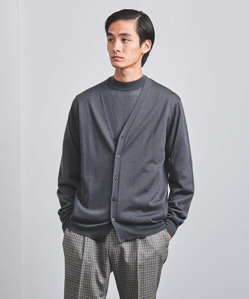 UNITED ARROWS(ユナイテッドアローズ)の「ニット カーディガン(カーディガン/ボレロ・メンズ・その他1/ネイビー/グレー/ライラック・L/XL/M/S)」の8枚目の写真
