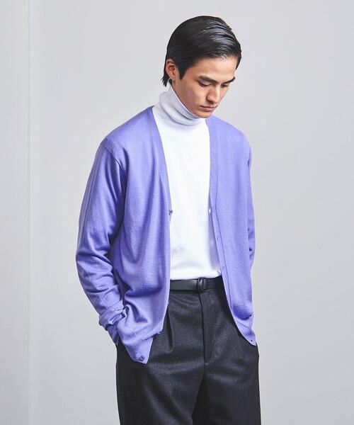 UNITED ARROWS(ユナイテッドアローズ)の「ニット カーディガン(カーディガン/ボレロ・メンズ・その他1/ネイビー/グレー/ライラック・L/XL/M/S)」の12枚目の写真