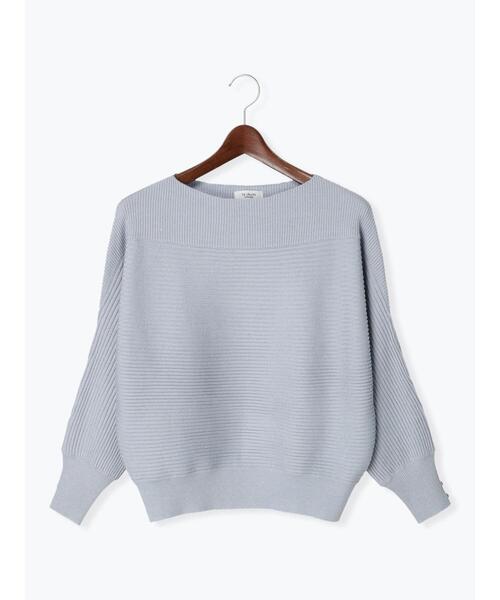 Te chichi TERRASSE（テチチテラス）の「ラメ混リブドルマンニット（ニット/セーター・レディース・ベージュ/イエロー/キナリ/ブルー・ﾌﾘ-）」の19枚目の写真