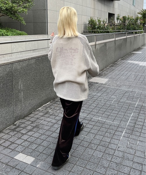 sedacle(セダクル)の「ベロアフレアパンツ(その他パンツ・メンズ・ブラウン/ネイビー・LARGE/MEDIUM)」の13枚目の写真
