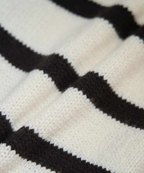 ROPE' PICNIC(ロペピクニック)の「【WEB限定】ロングリブボーダーニットプルオーバー(ニット/セーター・レディース・ホワイト系その他5/ブラック系その他・38)」の10枚目の写真