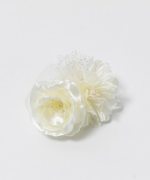 CARETTE（カレット）の「重ねオーガンジーの華やぎコサージュ（ブローチ/コサージュ）」
