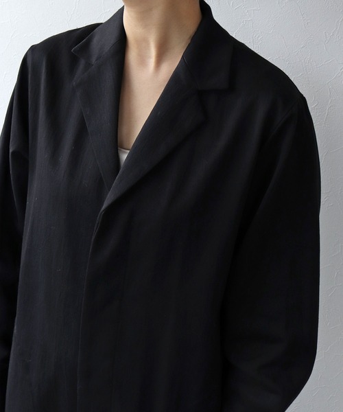 Hart(ハート)の「Hart / cotton tailored all in one(コットンテーラードオールインワン)(つなぎ/オールインワン・レディース・ブラック・38)」の4枚目の写真