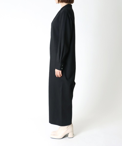 Hart(ハート)の「Hart / cotton tailored all in one(コットンテーラードオールインワン)(つなぎ/オールインワン・レディース・ブラック・38)」の6枚目の写真