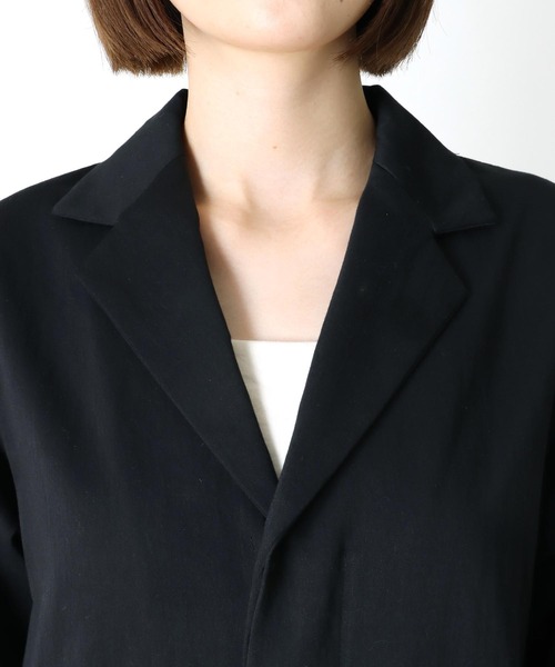 Hart(ハート)の「Hart / cotton tailored all in one(コットンテーラードオールインワン)(つなぎ/オールインワン・レディース・ブラック・38)」の8枚目の写真