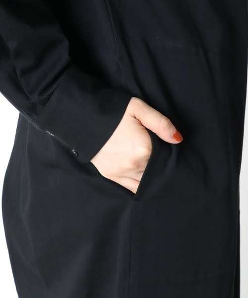 Hart(ハート)の「Hart / cotton tailored all in one(コットンテーラードオールインワン)(つなぎ/オールインワン・レディース・ブラック・38)」の11枚目の写真