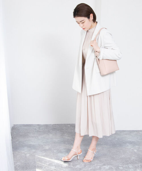 NOLLEY’S Sophi（ノーリーズソフィ）の「メタルマンテルワンハンドルバッグS（トートバッグ・レディース・ホワイト/グレー/サックスブルー/ピンクベージュ・FREE）」の15枚目の写真