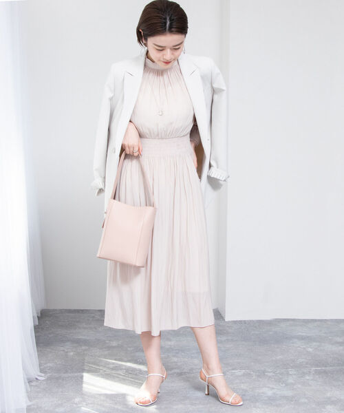 NOLLEY’S Sophi（ノーリーズソフィ）の「メタルマンテルワンハンドルバッグS（トートバッグ・レディース・ホワイト/グレー/サックスブルー/ピンクベージュ・FREE）」の16枚目の写真