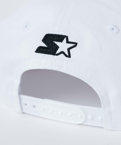 STARTER(スターター)の「∴WEGO/別注STARTER C.TWILL 3D EMB CAP(キャップ・メンズ・ブラック/ホワイト・FREE)」の6枚目の写真